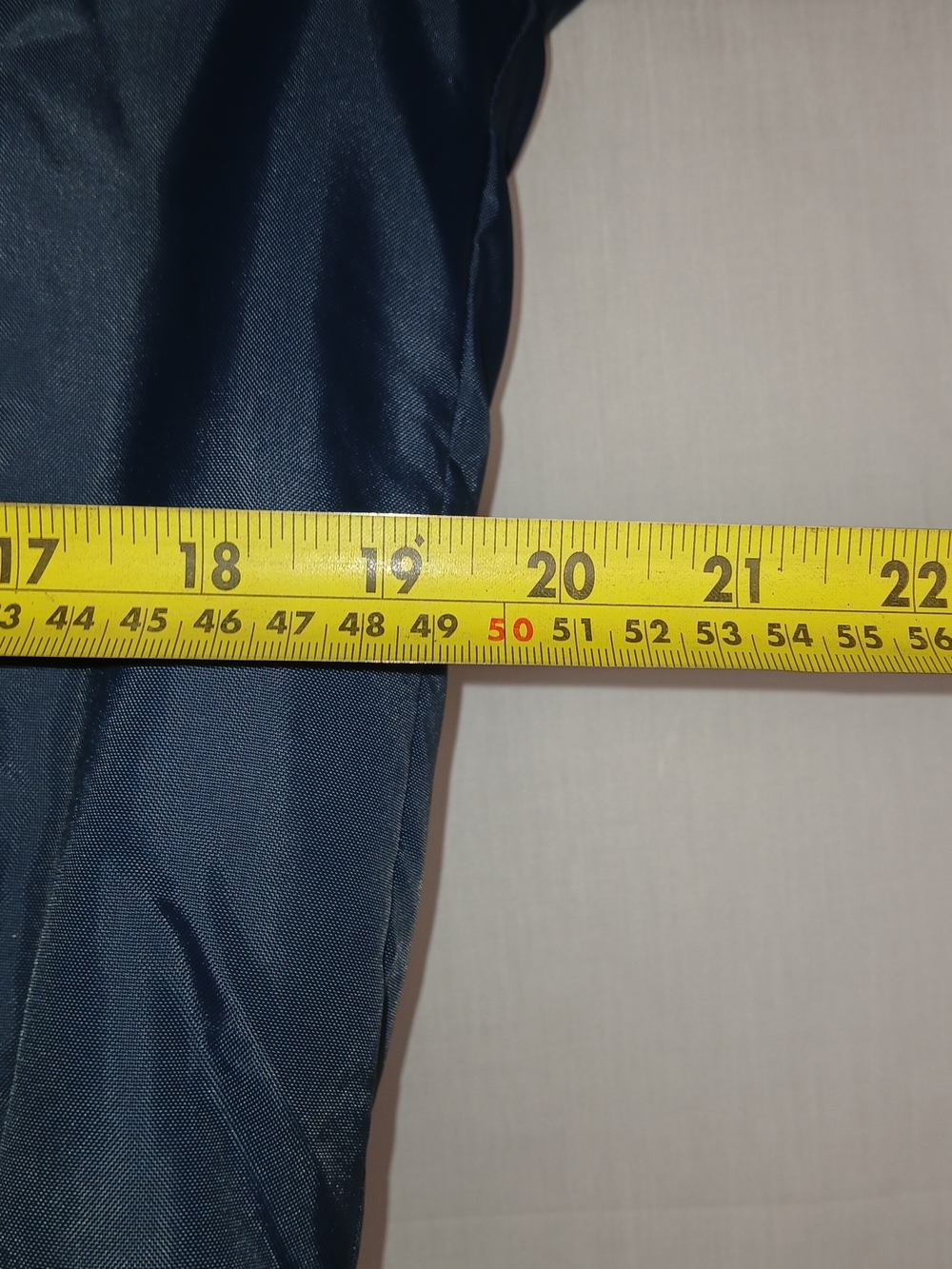 Vintage Men's Navy Blue Nylon Flight Jacket - Size Medium‎ - Picture 8 of 10
